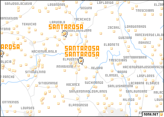 map of Santa Rosa