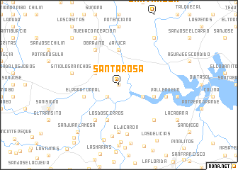 map of Santa Rosa