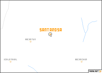 map of Santa Rosa