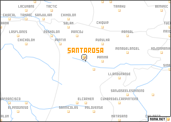 map of Santa Rosa