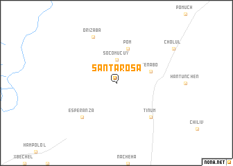 map of Santa Rosa