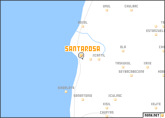 map of Santa Rosa