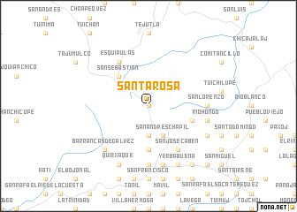 map of Santa Rosa