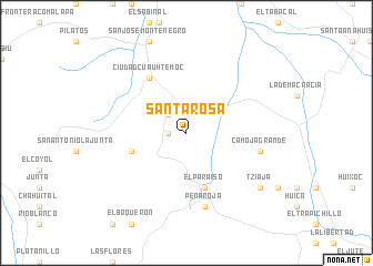 map of Santa Rosa