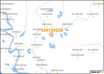 map of Santa Rosa