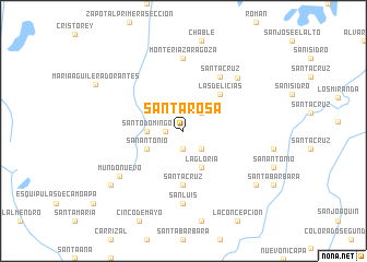 map of Santa Rosa