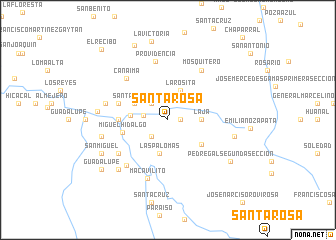 map of Santa Rosa