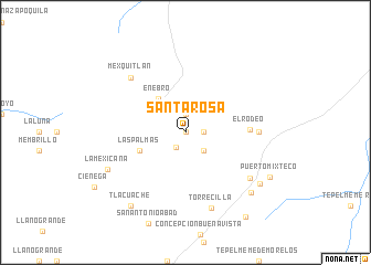 map of Santa Rosa