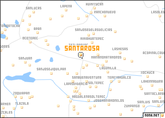 map of Santa Rosa