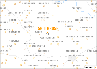 map of Santa Rosa