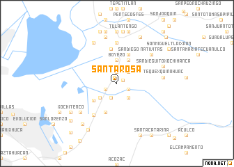 map of Santa Rosa