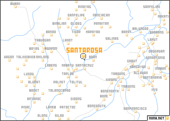 map of Santa Rosa