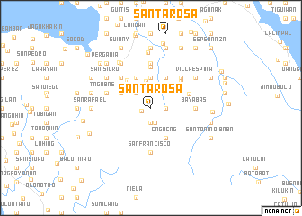 map of Santa Rosa