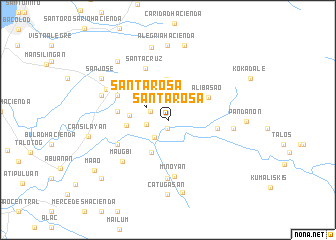 map of Santa Rosa