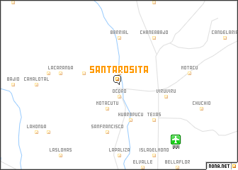 map of Santa Rosita