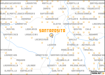 map of Santa Rosita