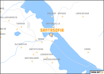 map of Santa Sofía