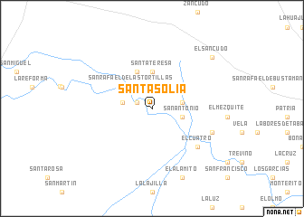 map of Santa Solía