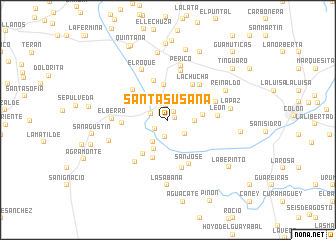 map of Santa Susana