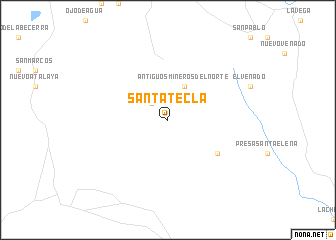 map of Santa Tecla