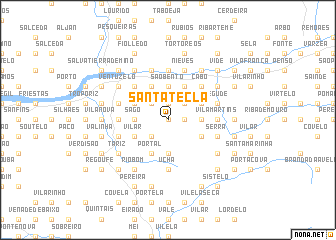 map of Santa Tecla