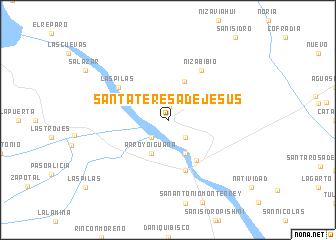 map of Santa Teresa de Jesús