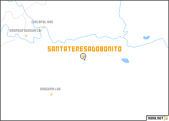 map of Santa Teresa do Bonito