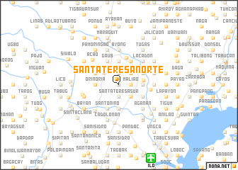 map of Santa Teresa Norte