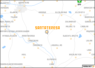 map of Santa Teresa