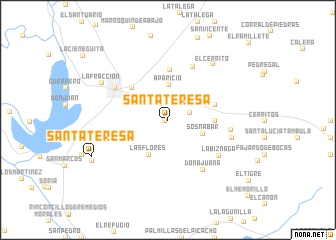 map of Santa Teresa