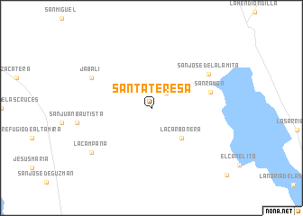 map of Santa Teresa