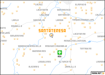 map of Santa Teresa