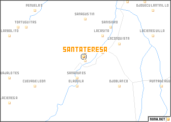 map of Santa Teresa