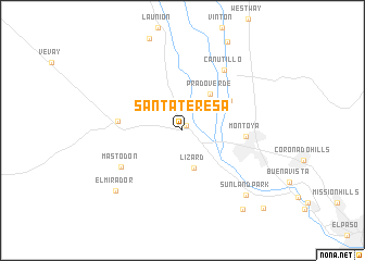 map of Santa Teresa