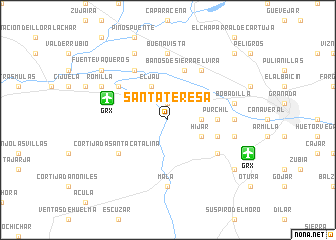 map of Santa Teresa