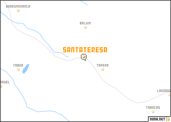 map of Santa Teresa