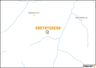 map of Santa Teresa