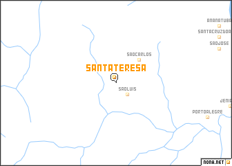 map of Santa Teresa