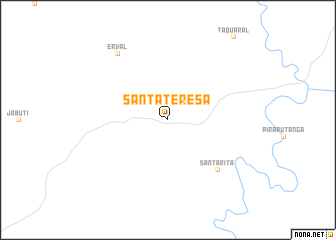 map of Santa Teresa