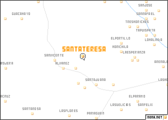 map of Santa Teresa