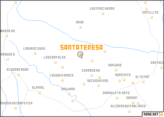 map of Santa Teresa