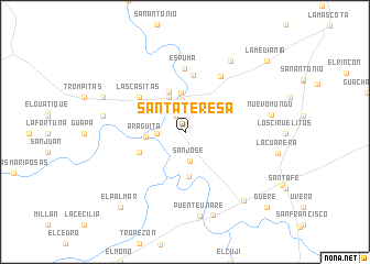 map of Santa Teresa