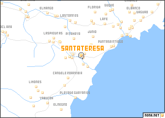 map of Santa Teresa