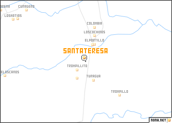 map of Santa Teresa