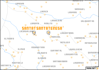 map of Santa Teresa