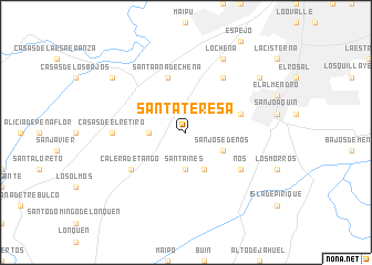 map of Santa Teresa