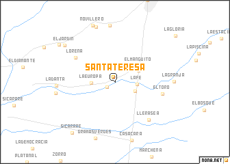 map of Santa Teresa