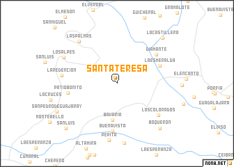 map of Santa Teresa