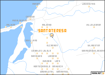 map of Santa Teresa