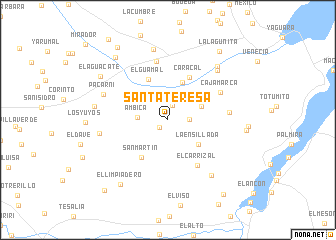 map of Santa Teresa